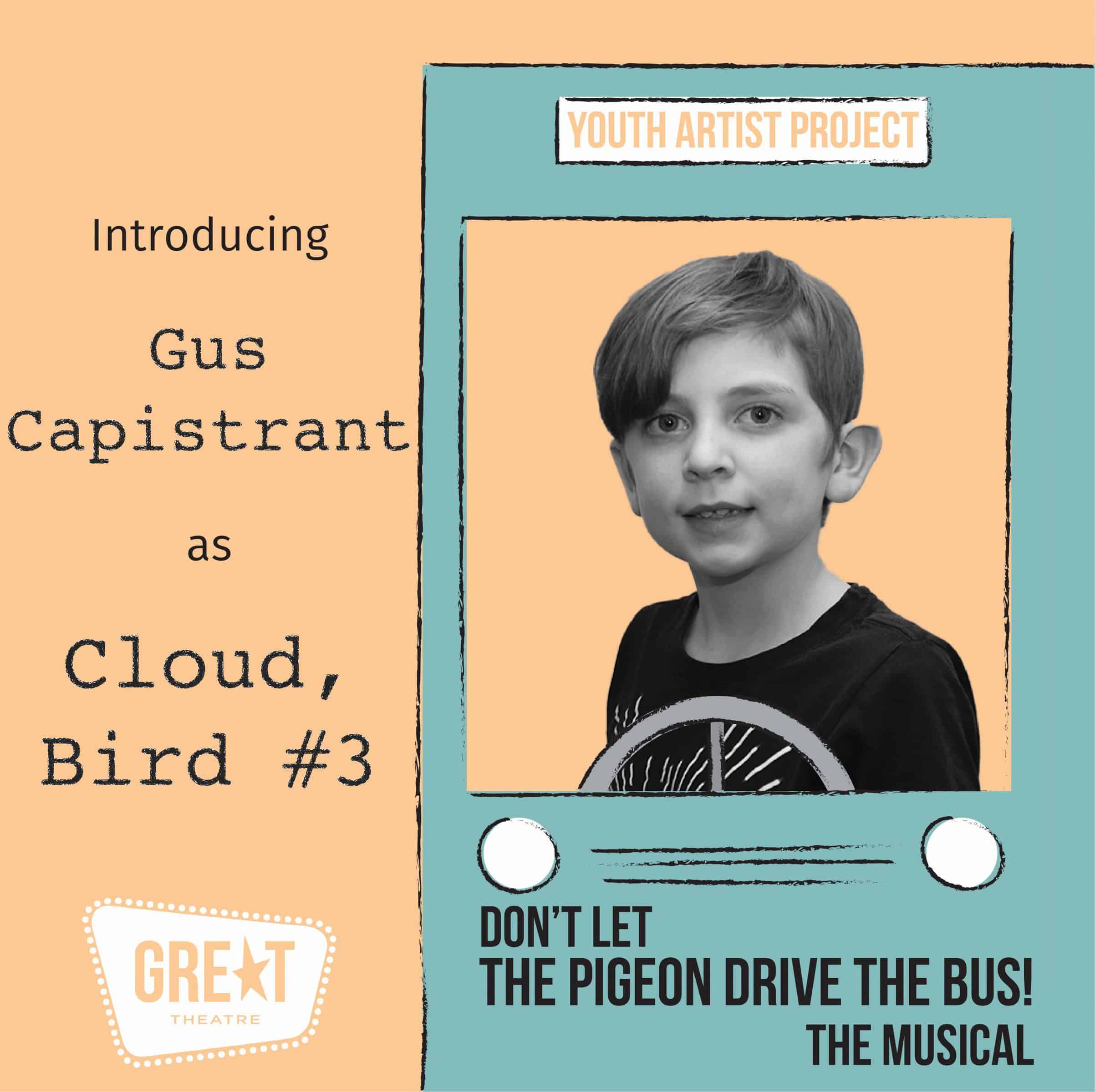 pigeon headshots Gus Capistrant