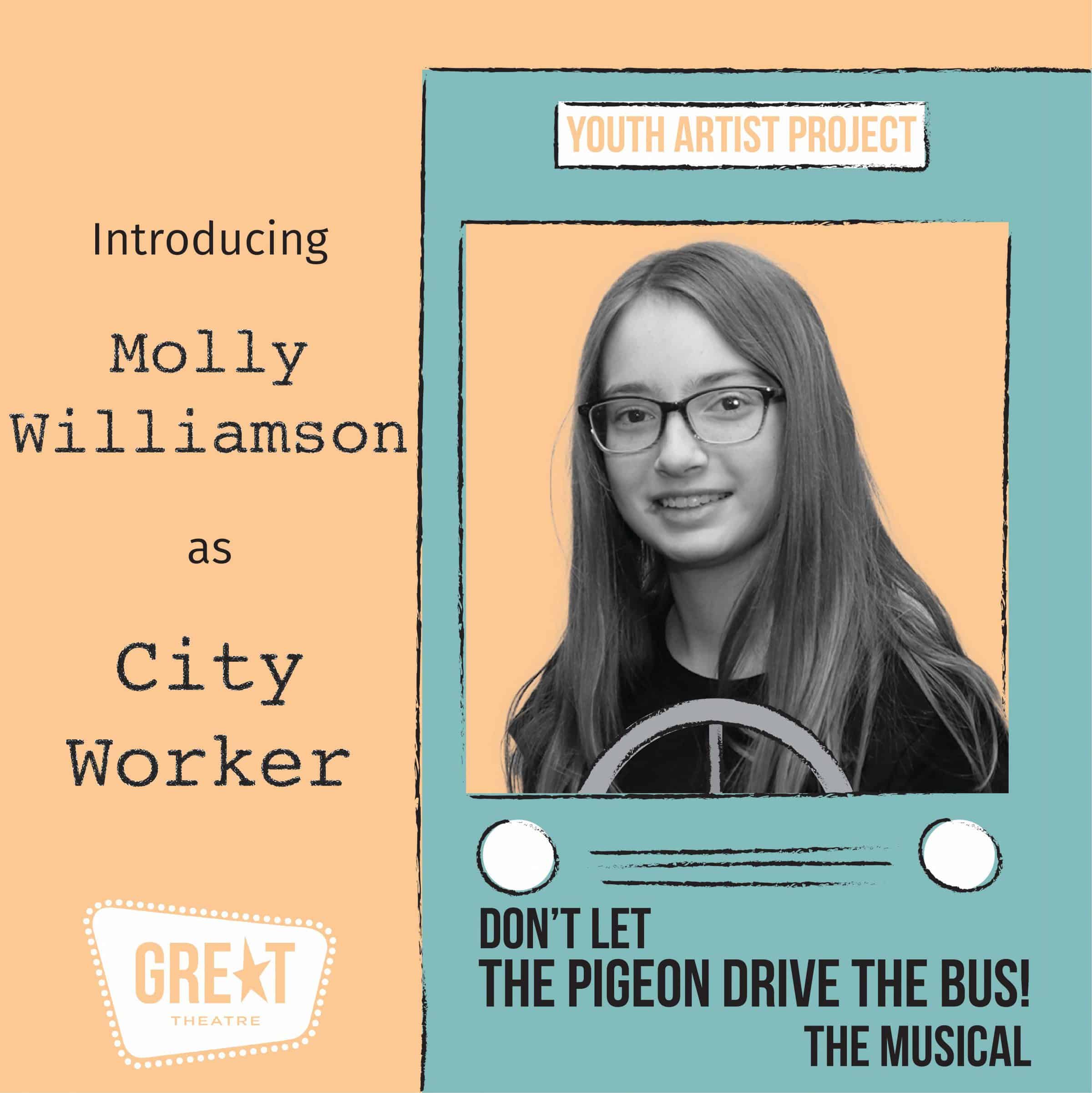 pigeon headshots Molly Williamson